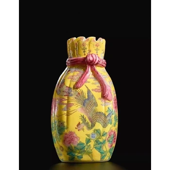 乾隆五彩百子圖雙耳瓶拍賣行情現(xiàn)金收購(gòu)瓷器