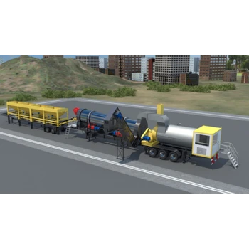 移動式瀝青攪拌站智能山推移動瀝青攪拌站費用