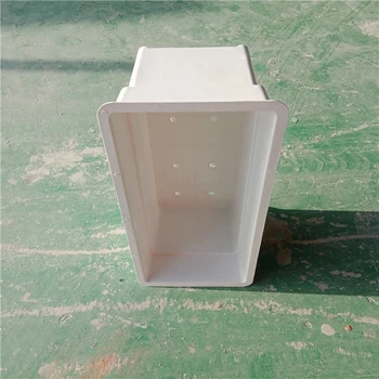 模压玻璃钢花箱,外挂式安装,贺涵环保