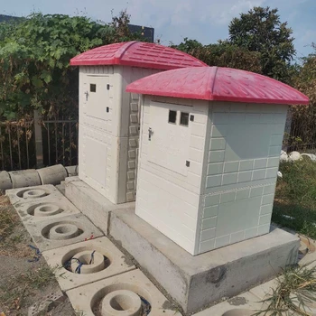 灌溉控制智能井屋,玻璃钢机井控制柜,厂家