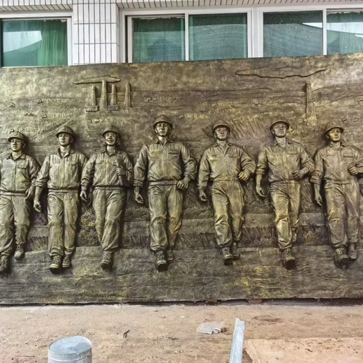 玻璃鋼浮雕雕塑小品,浮雕制作實(shí)拍現(xiàn)場圖,工藝精湛服務(wù)好