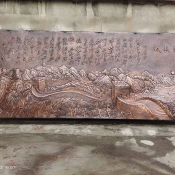 鍛銅畫(huà)浮雕,大型銅雕廠,制作工期短