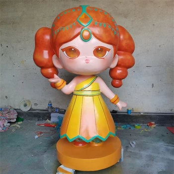 玻璃鋼雕塑卡通動物公仔雕塑擺件