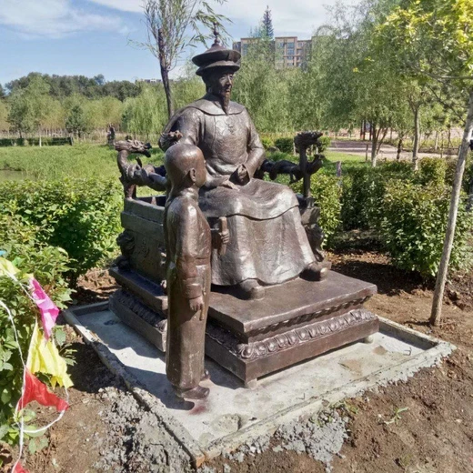 銅雕人物塑像,鑄銅人物雕塑廠家,制作工期短