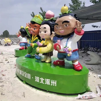 玻璃鋼雕塑動漫人物雕塑商場美陳擺件