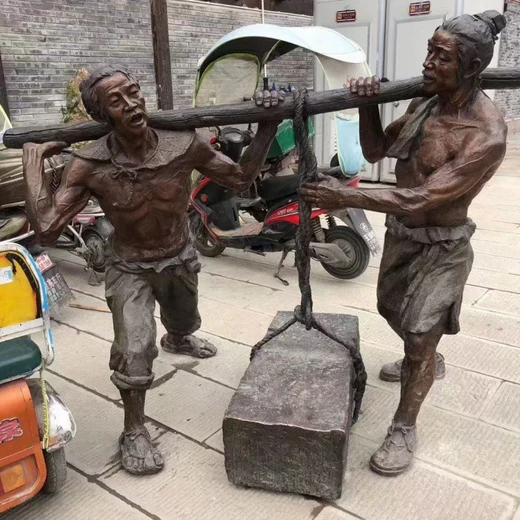 大型銅雕廠,古代人物鑄銅雕塑