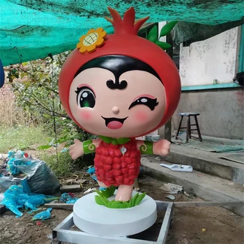 玻璃鋼雕塑卡通動物公仔雕塑擺件