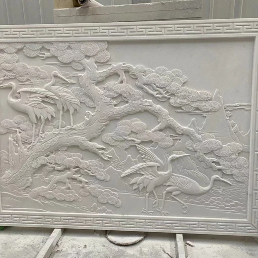 鏤空石材浮雕,做工支持定做