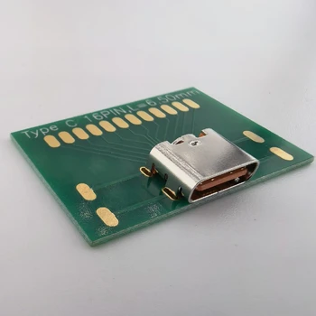 普寧市USBtype-c連接器橙色C口