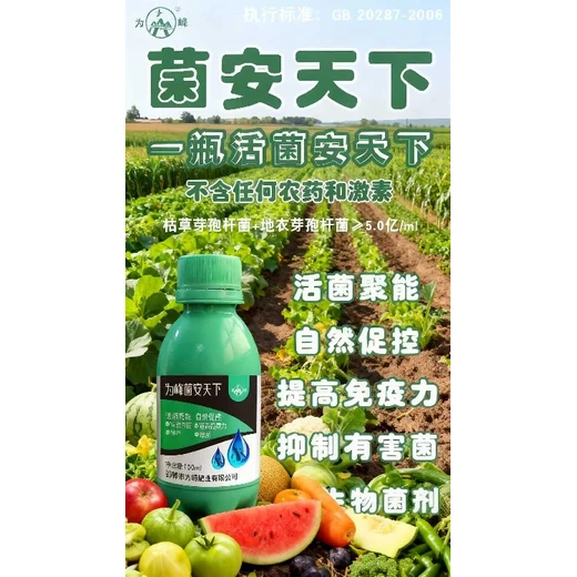 提肥效，防病害，提升品質(zhì)為峰菌安天下價格