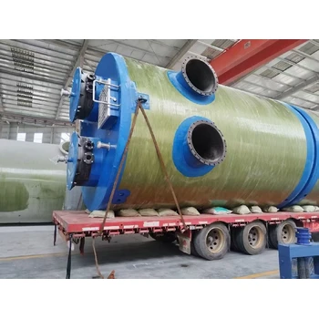 松江生產一體化污水提升泵站設備型號,玻璃鋼材質泵站設備