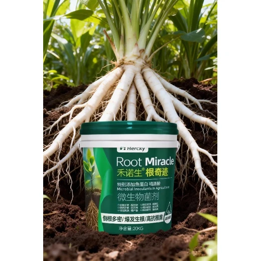 根奇跡菌劑苗齊苗壯抗性增，弱苗復(fù)壯長勢旺