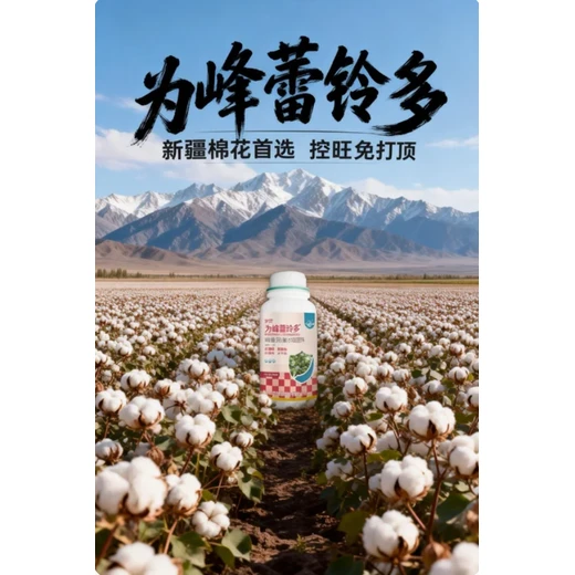 妙控蕾鈴多控旺塑形免打頂，保蕾防落桃膨大