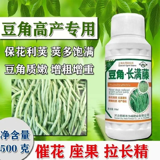 豆角滿藤藤正品批發(fā)促花強(qiáng)授粉，保莢不空心提質(zhì)增產(chǎn)