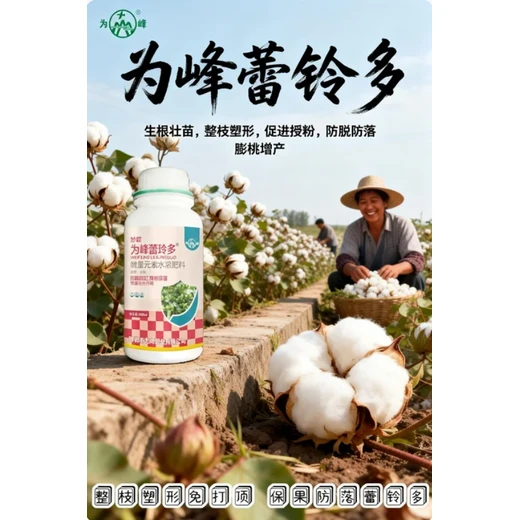 為峰蕾鈴多怎么代理抑徒促授粉，棉桃滿枝獲高產(chǎn)