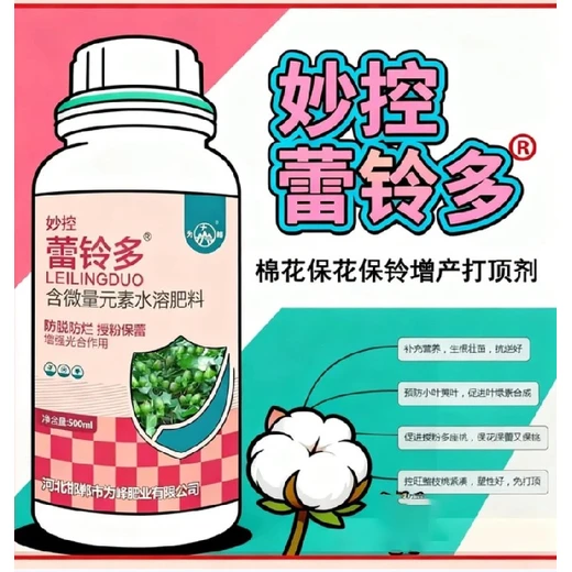 免打頂控旺，授粉膨桃防三落為峰蕾鈴多