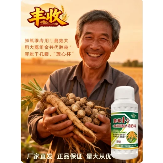 膨根一號正品控上促下膨大根莖塊，防裂防畸