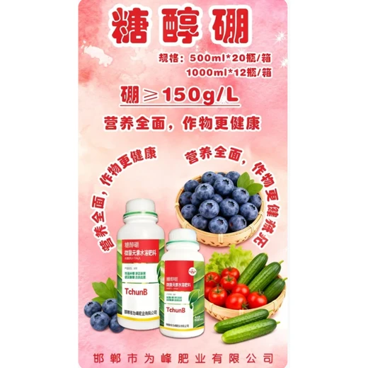 糖醇硼怎么購買育壯花促授粉花實相結(jié)果量足