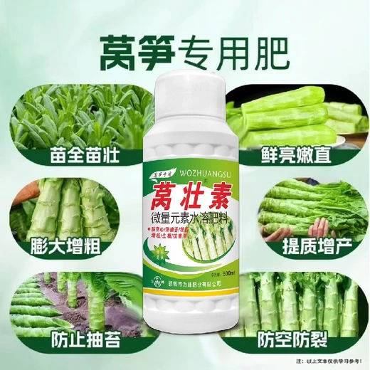 防抽苔防裂空，膨大增粗脆嫩優(yōu)?為峰萵壯素