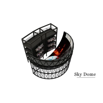 大型飛行影院報(bào)價(jià)及圖片球幕小型飛行影院