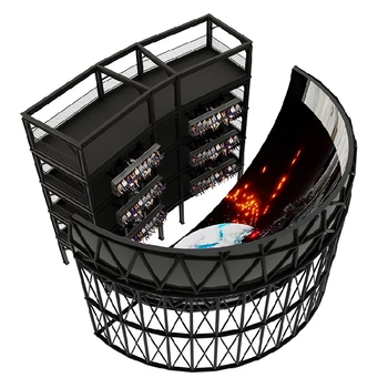 商用飛行影院安裝球幕飛行影院