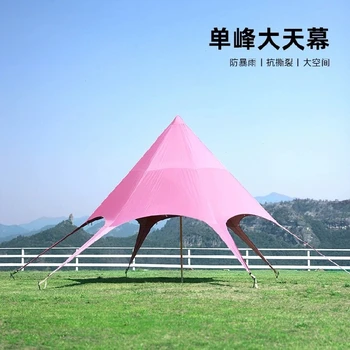 武漢露營尖頂民宿帳篷廠家定制,遮陽露營景區(qū)帳篷價格