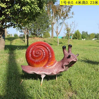 玻璃鋼動物雕塑廠家,河北玻璃鋼蝸牛雕塑圖片