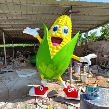 玻璃鋼玉米雕塑圖片大全,設(shè)計制作安裝一體化