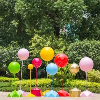 不銹鋼氣球雕塑廠家,不銹鋼雕塑氣球