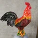 大公雞雕塑制作工藝,適合養(yǎng)殖場擺放的雕塑產(chǎn)品圖