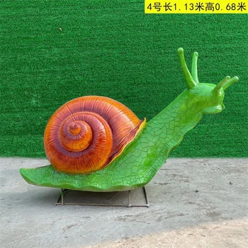 動(dòng)物雕塑加工廠,庭院玻璃鋼蝸牛雕塑