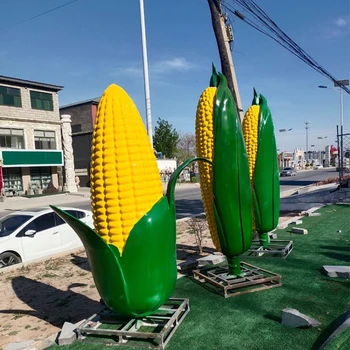 玻璃鋼玉米雕塑圖片大全,設(shè)計制作安裝一體化