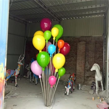 曲陽縣不銹鋼氣球雕塑制作工藝,不銹鋼雕塑加工廠