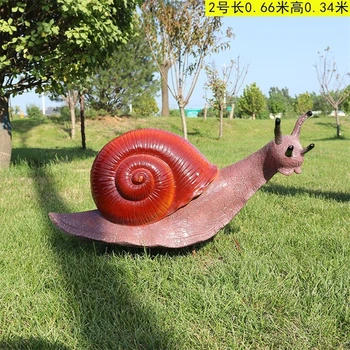 動(dòng)物雕塑加工廠,庭院玻璃鋼蝸牛雕塑