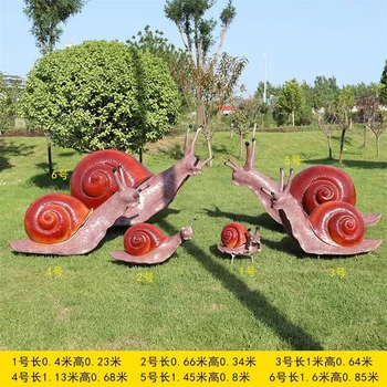 動(dòng)物雕塑加工廠,庭院玻璃鋼蝸牛雕塑