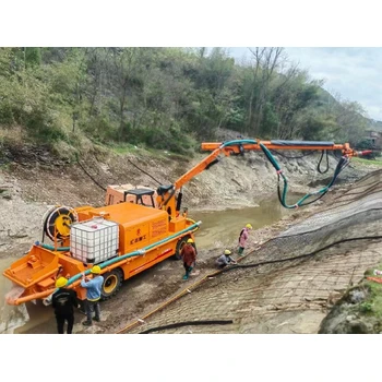 貴州濕噴機施工多少錢一方,噴漿護坡施工隊