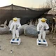 太空人雕塑圖