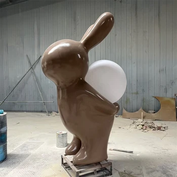 玻璃鋼太空人雕塑卡通宇航員雕塑廠家