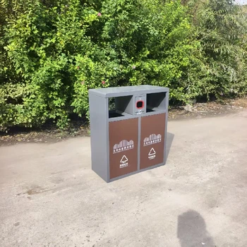 河北制作戶外分類垃圾桶價(jià)格,戶外果皮箱廠家