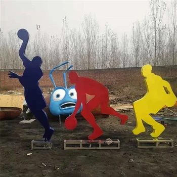 籃球人物雕塑圖片大全,校園體育人物雕塑,多種材質(zhì)可選