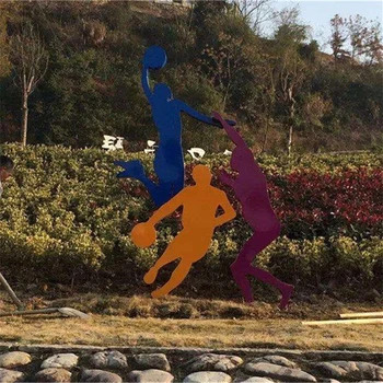 籃球人物雕塑圖片大全,校園體育人物雕塑,多種材質(zhì)可選