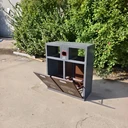 福建定制戶外分類垃圾桶生產(chǎn)廠家,戶外果皮箱廠家