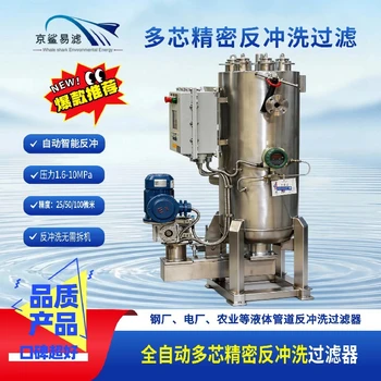 機(jī)體多芯精密過(guò)濾器全自動(dòng)多芯過(guò)濾器水質(zhì)反沖洗過(guò)濾器