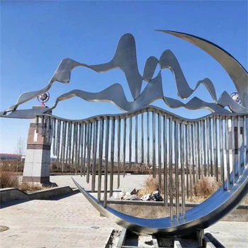 假山雕塑,大型不銹鋼假山雕塑案例,設(shè)計制作安裝一體化