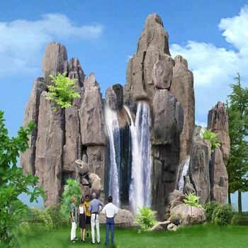 渝中人造水泥生態(tài)園假山-天成怡景-產(chǎn)地直供