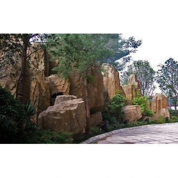 左云縣人造水泥生態(tài)園假山-天成怡景-產(chǎn)地直供