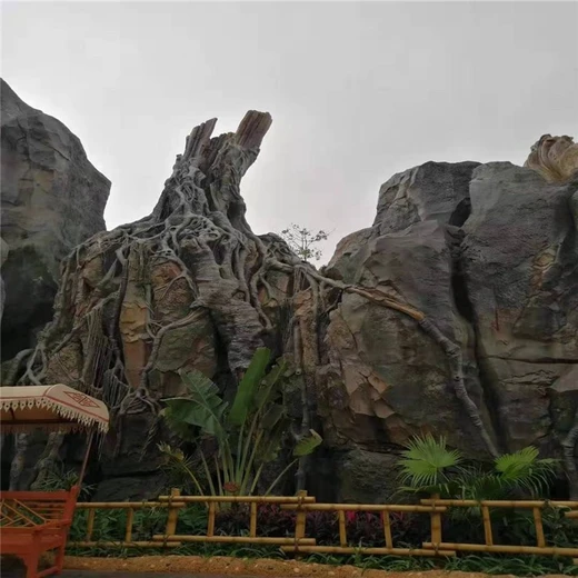 江北天然石生態(tài)園假山-天成怡景-產(chǎn)地直供