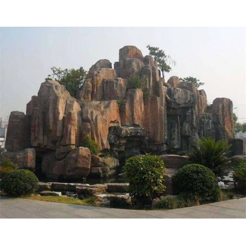 文水縣人造水泥生態(tài)園假山-天成怡景-產(chǎn)地直供