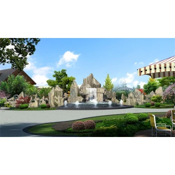 靜樂縣天然石生態(tài)園假山-天成怡景-產(chǎn)地直供