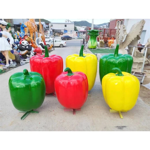 蔬菜水果雕塑,玻璃鋼仿真蔬菜藍(lán)雕塑,一件也是批發(fā)價(jià)